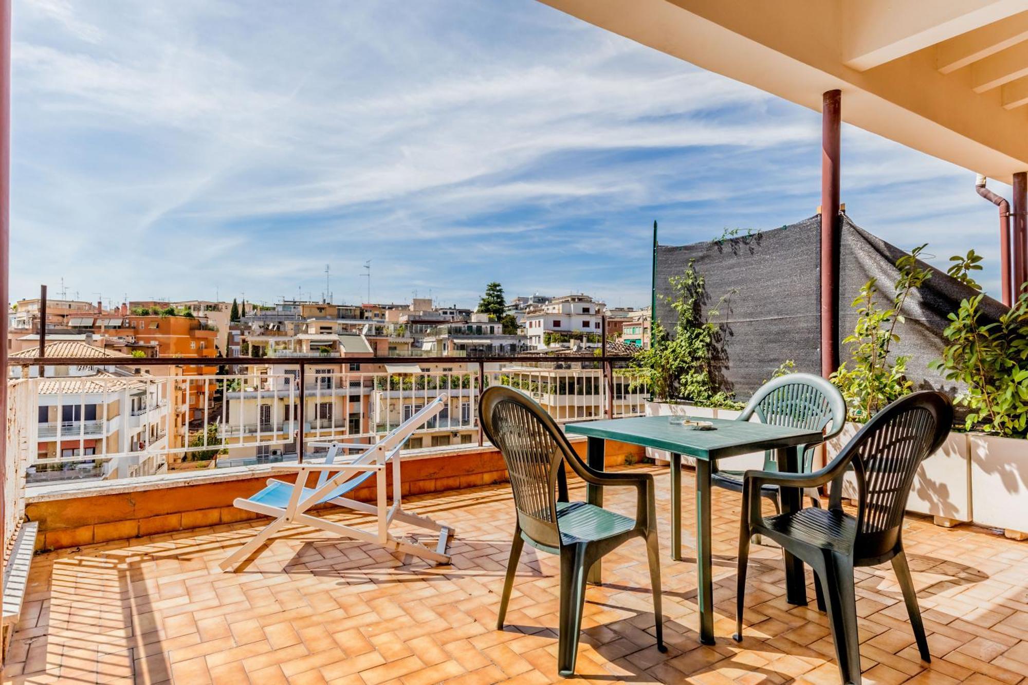 L'Attico Con Terrazza In Corso Francia Apartment Roma Exterior foto